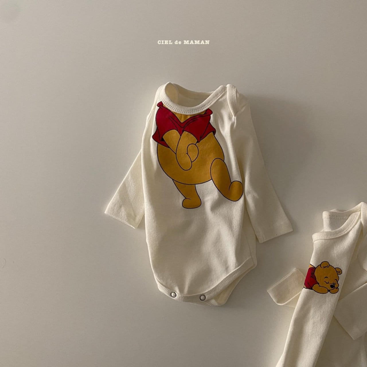 CIEL DE MAMAN - Korean Children Fashion - #Kfashion4kids - Pooh [set of 2] - 6
