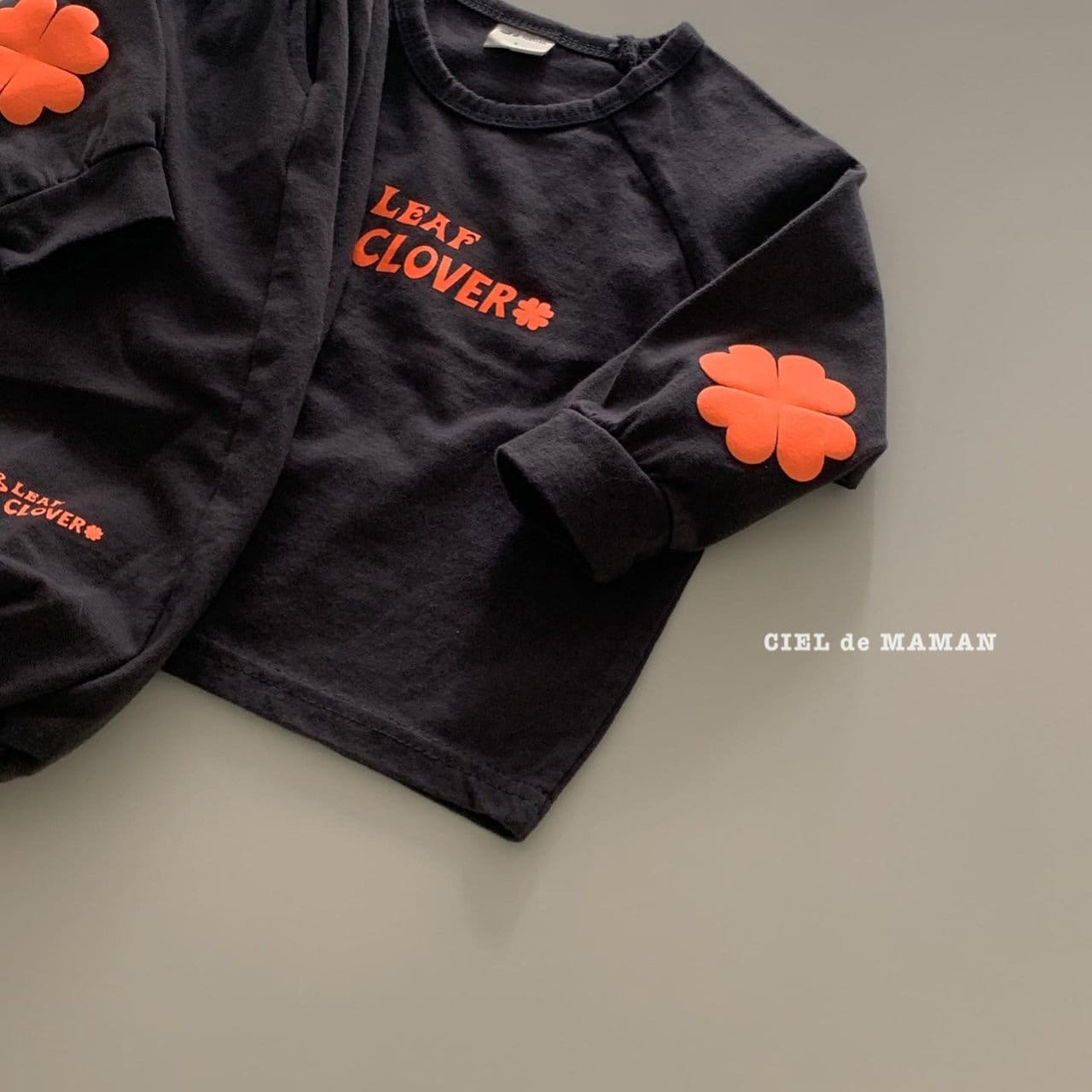 CIEL DE MAMAN - Korean Children Fashion - #Kfashion4kids - Clover Top Bottom Set - 6