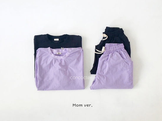 CONCOCTER - Korean Children Fashion - #Kfashion4kids - Mom Lalala Anorak Top Bottom Set 