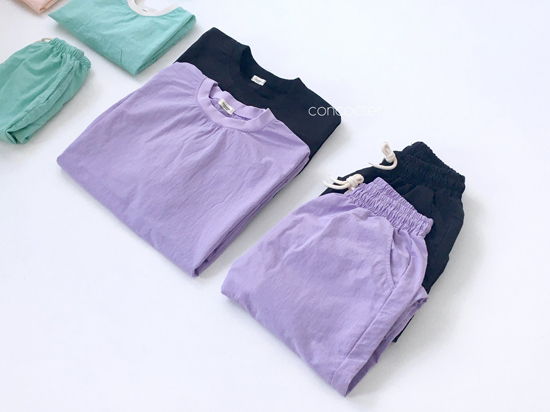 CONCOCTER - Korean Children Fashion - #Kfashion4kids - Mom Lalala Anorak Top Bottom Set  - 2