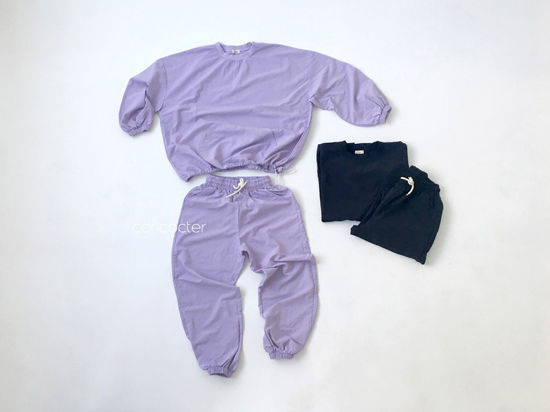 CONCOCTER - Korean Children Fashion - #Kfashion4kids - Mom Lalala Anorak Top Bottom Set  - 3