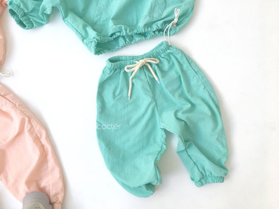 CONCOCTER - Korean Children Fashion - #Kfashion4kids - Lalala Anorak Top Bottom Set - 3