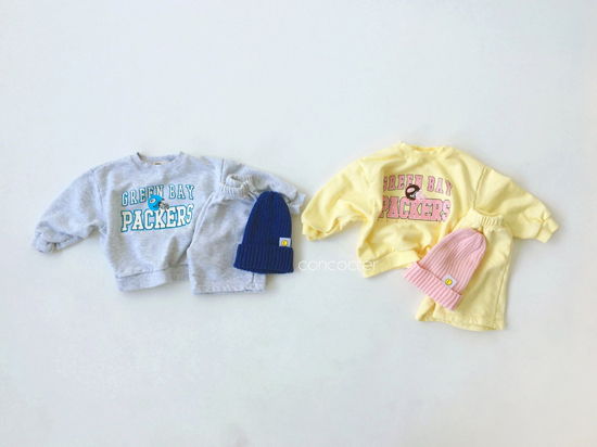 CONCOCTER - Korean Children Fashion - #Kfashion4kids - Packers Top Shorts Set - 3