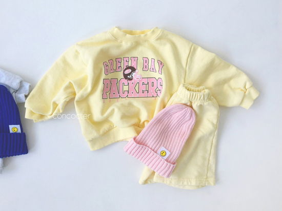 CONCOCTER - Korean Children Fashion - #Kfashion4kids - Packers Top Shorts Set - 5
