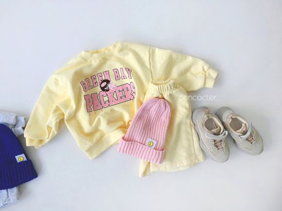 CONCOCTER - Korean Children Fashion - #Kfashion4kids - Packers Top Shorts Set - 6