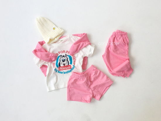 CONCOCTER - Korean Children Fashion - #Kfashion4kids - Very Good Sweatshirt+Tee+Shorts+Pants Set - 5