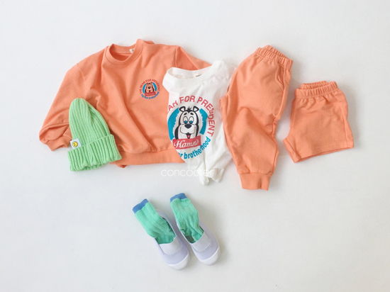 CONCOCTER - Korean Children Fashion - #Kfashion4kids - Very Good Sweatshirt+Tee+Shorts+Pants Set - 6