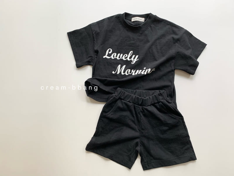 CREAM BBANG - Korean Children Fashion - #Kfashion4kids - Morning Top Bottom Set - 8