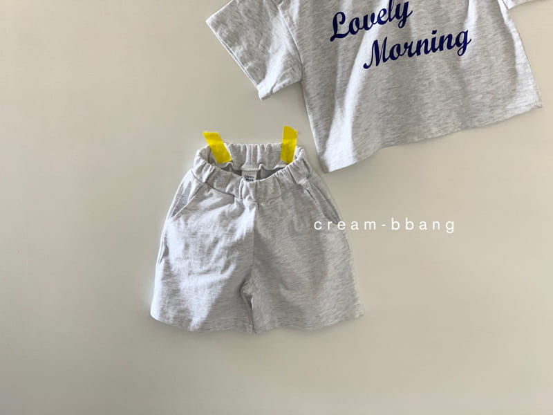 CREAM BBANG - Korean Children Fashion - #Kfashion4kids - Morning Top Bottom Set - 9