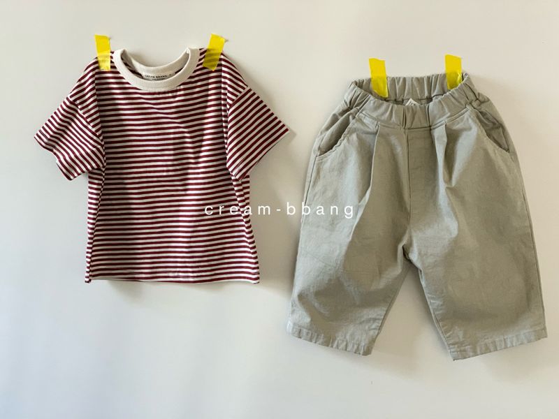 CREAM BBANG - Korean Children Fashion - #Kfashion4kids - Lucky Catch Ion Baggy Pants - 12