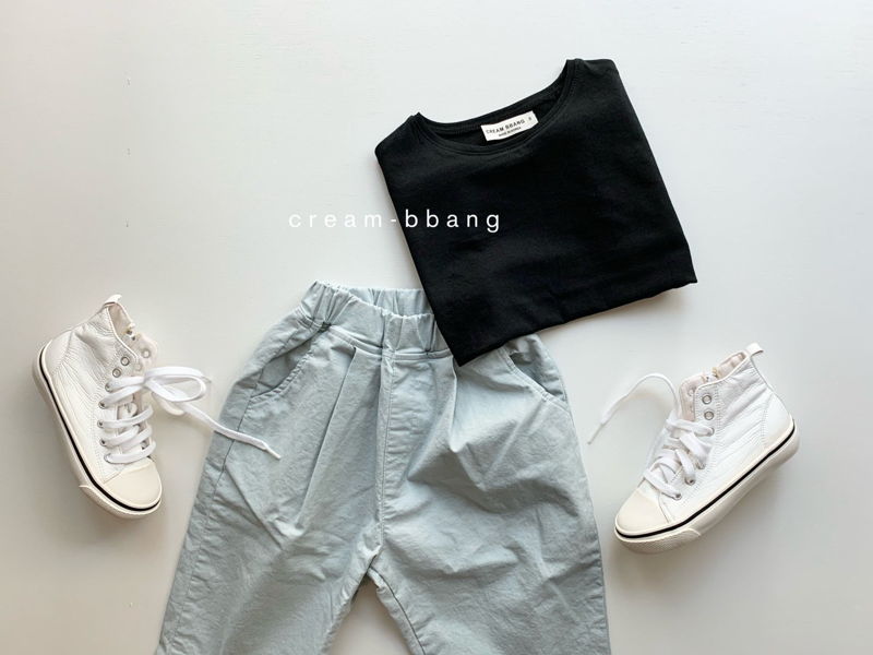 CREAM BBANG - Korean Children Fashion - #Kfashion4kids - Lucky Catch Ion Baggy Pants - 6