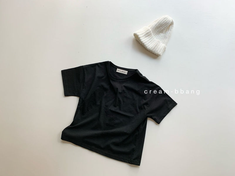 CREAM BBANG - Korean Children Fashion - #Kfashion4kids - Rush Simple Tee