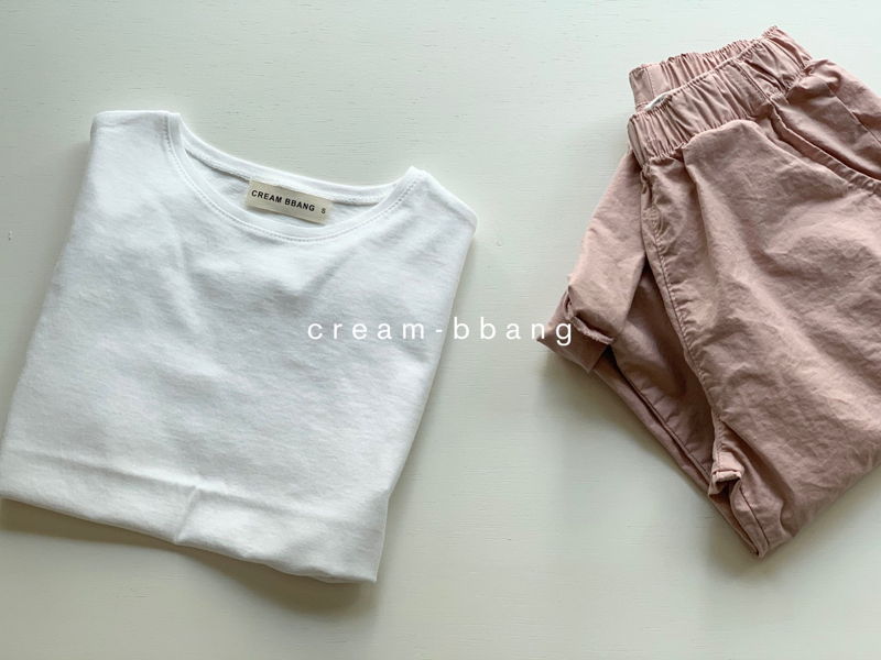 CREAM BBANG - Korean Children Fashion - #Kfashion4kids - Rush Simple Tee - 10