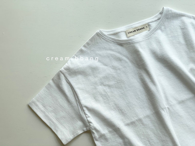 CREAM BBANG - Korean Children Fashion - #Kfashion4kids - Rush Simple Tee - 2