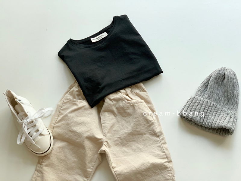 CREAM BBANG - Korean Children Fashion - #Kfashion4kids - Rush Simple Tee - 8