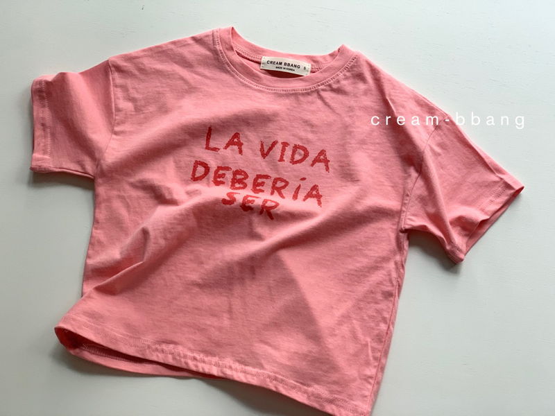 CREAM BBANG - Korean Children Fashion - #Kfashion4kids - LA Vida Short Sleeves Tee - 11