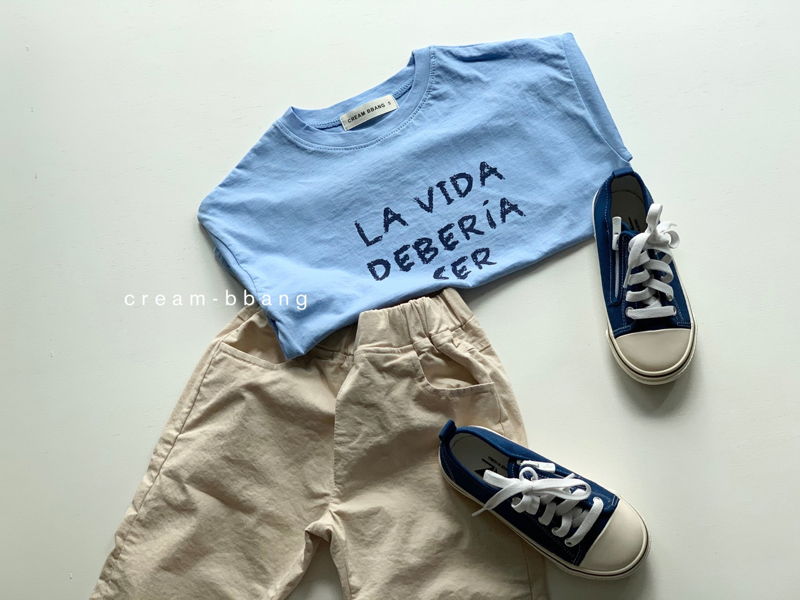 CREAM BBANG - Korean Children Fashion - #Kfashion4kids - LA Vida Short Sleeves Tee - 12
