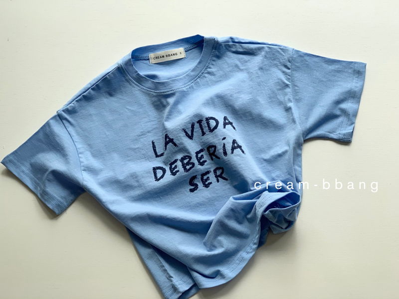 CREAM BBANG - Korean Children Fashion - #Kfashion4kids - LA Vida Short Sleeves Tee - 2