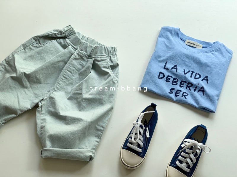 CREAM BBANG - Korean Children Fashion - #Kfashion4kids - LA Vida Short Sleeves Tee - 3