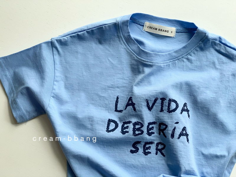CREAM BBANG - Korean Children Fashion - #Kfashion4kids - LA Vida Short Sleeves Tee - 7