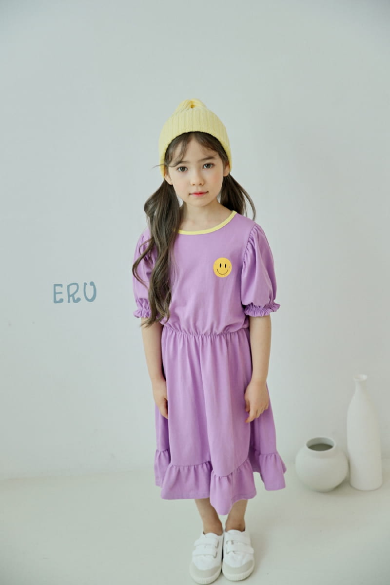 E.RU - Korean Children Fashion - #Kfashion4kids - Smile One-piece - 5