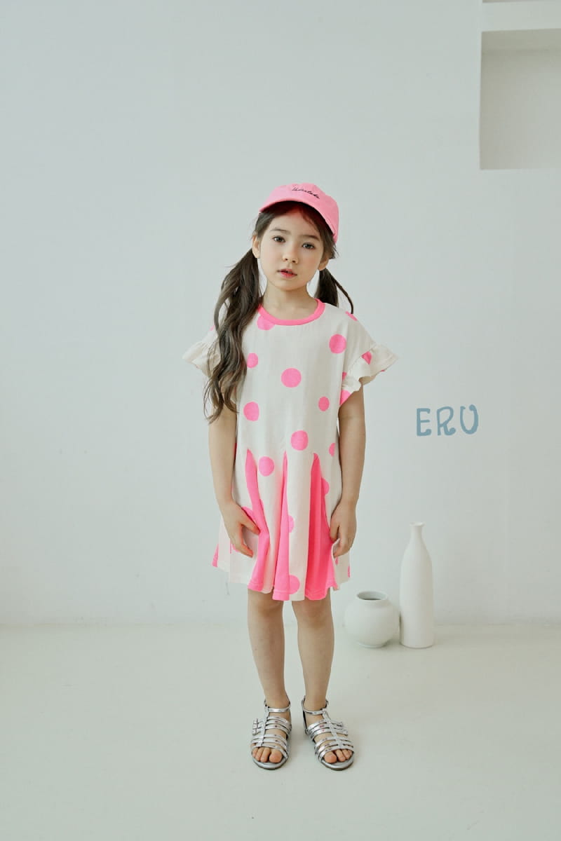 E.RU - Korean Children Fashion - #Kfashion4kids - Dots One-piece