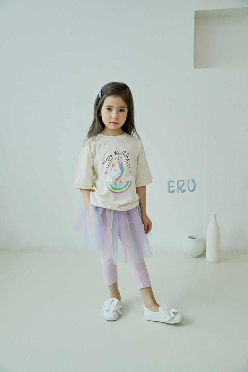 E.RU - Korean Children Fashion - #Kfashion4kids - Sha Skirt Leggings - 6