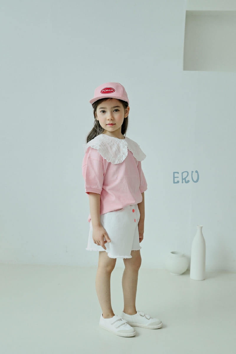 E.RU - Korean Children Fashion - #Kfashion4kids - Big Collar Frill Tee - 3