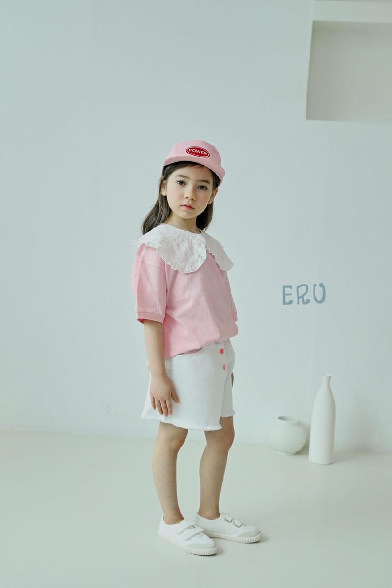E.RU - Korean Children Fashion - #Kfashion4kids - Big Collar Frill Tee - 4