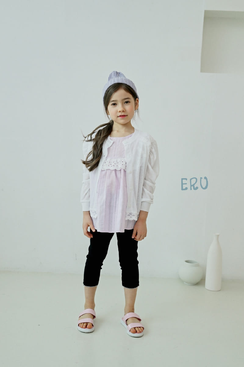 E.RU - Korean Children Fashion - #Kfashion4kids - Stripes Flower Blouse - 8