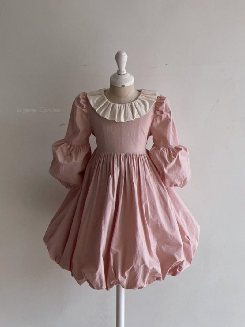 EUGENIE CANDIES - Korean Children Fashion - #Kfashion4kids - Pink Marry One-piece - 10