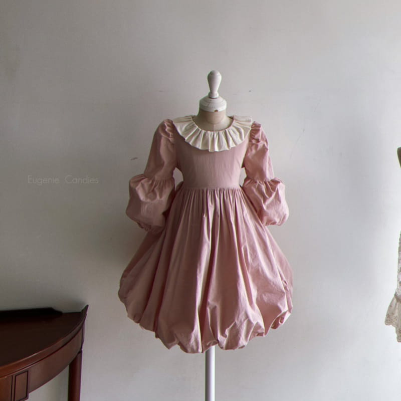 EUGENIE CANDIES - Korean Children Fashion - #Kfashion4kids - Pink Marry One-piece - 2