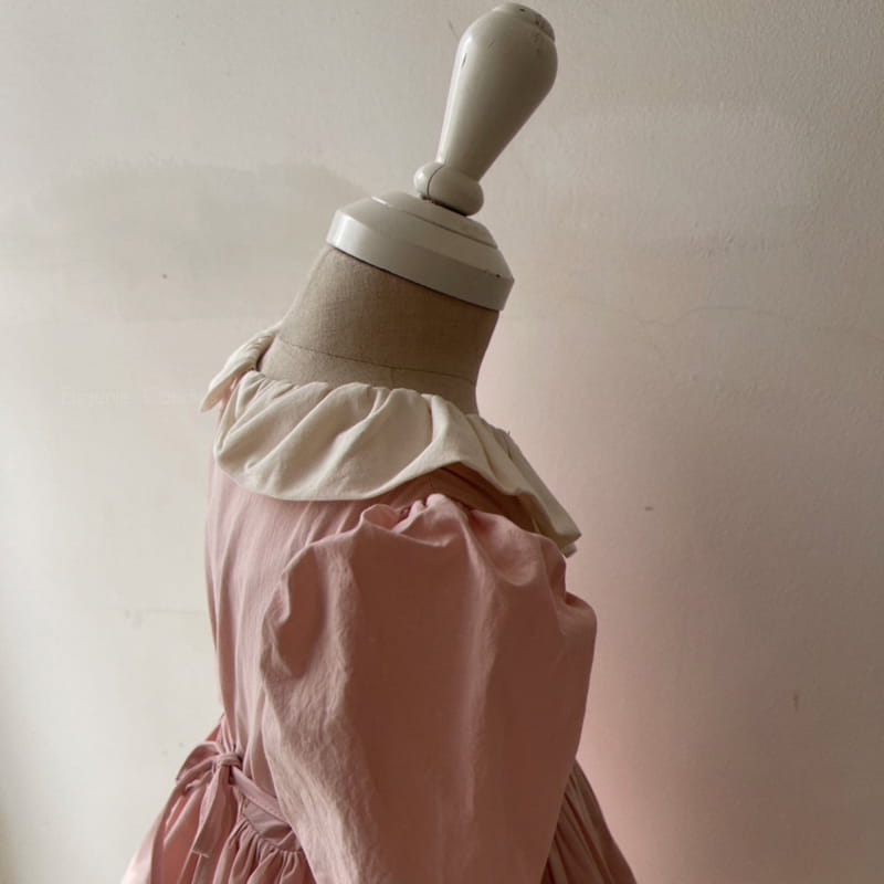 EUGENIE CANDIES - Korean Children Fashion - #Kfashion4kids - Pink Marry One-piece - 4
