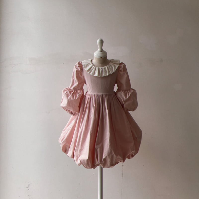 EUGENIE CANDIES - Korean Children Fashion - #Kfashion4kids - Pink Marry One-piece - 7