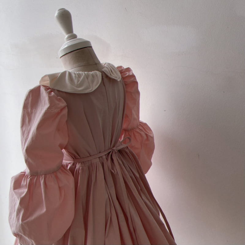 EUGENIE CANDIES - Korean Children Fashion - #Kfashion4kids - Pink Marry One-piece - 9