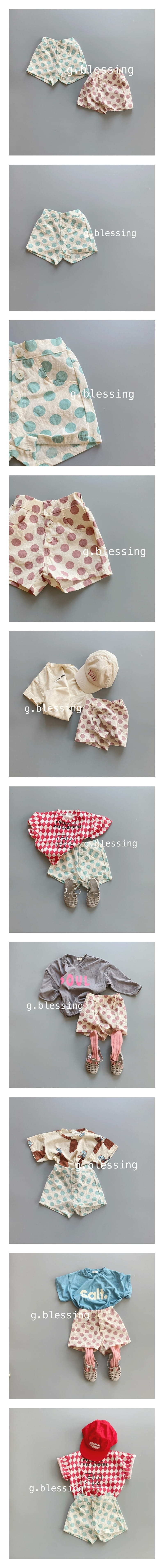 G BLESSING - Korean Children Fashion - #Kfashion4kids - Wawa Shorts