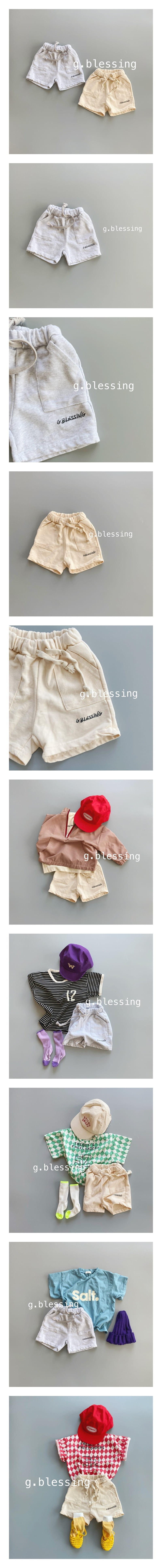 G BLESSING - Korean Children Fashion - #Kfashion4kids - Halt Tery Shorts
