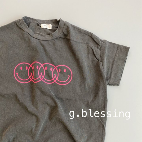 G BLESSING - Korean Children Fashion - #Kfashion4kids - Smile Tee - 2