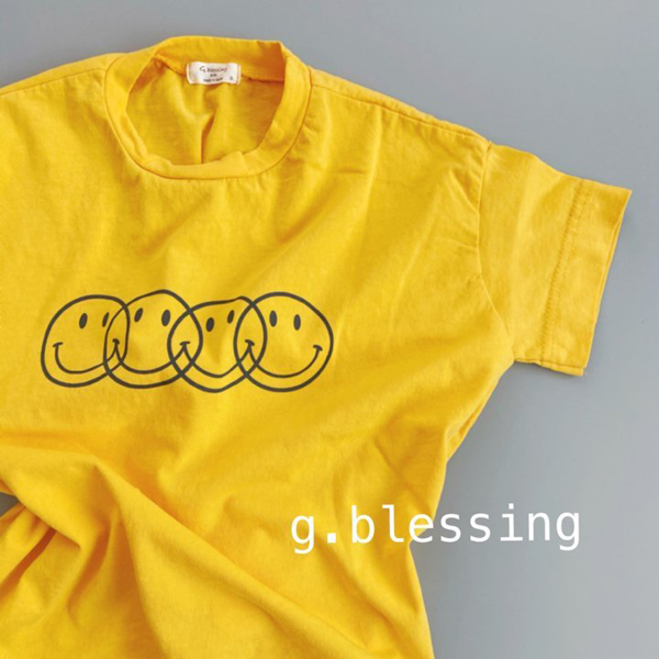 G BLESSING - Korean Children Fashion - #Kfashion4kids - Smile Tee - 4