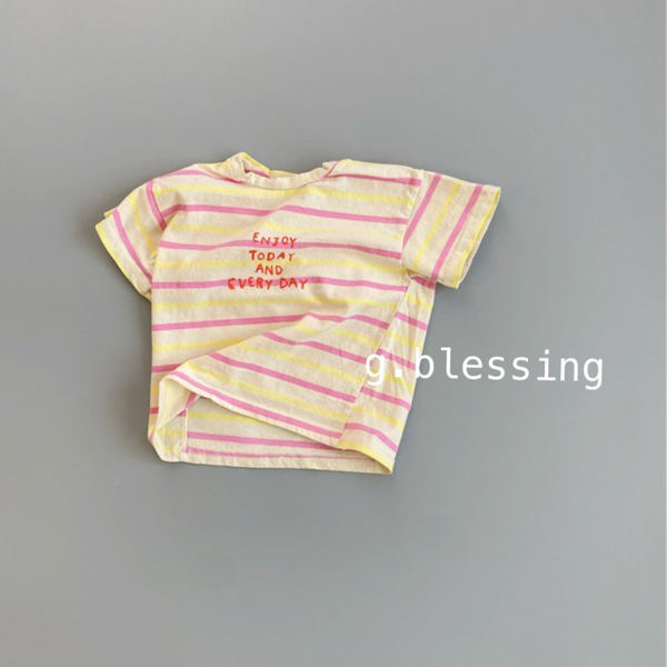 G BLESSING - Korean Children Fashion - #Kfashion4kids - Candy Stripes Tee - 3