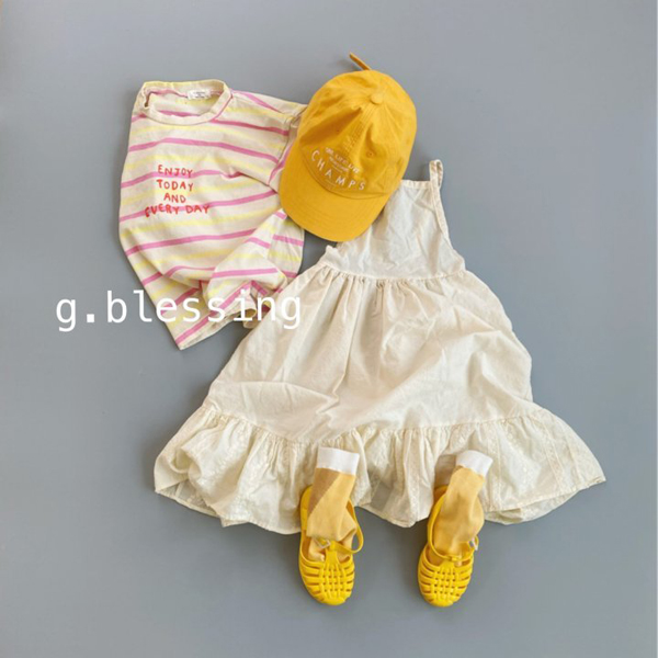 G BLESSING - Korean Children Fashion - #Kfashion4kids - Candy Stripes Tee - 5