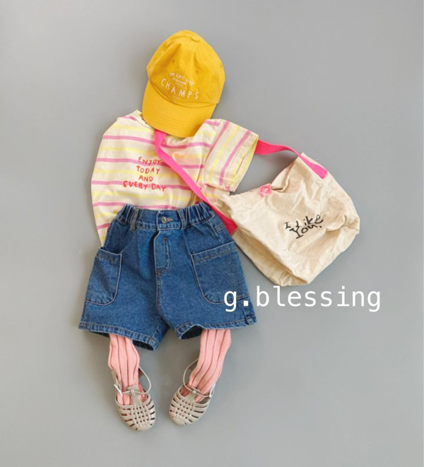 G BLESSING - Korean Children Fashion - #Kfashion4kids - Candy Stripes Tee - 7