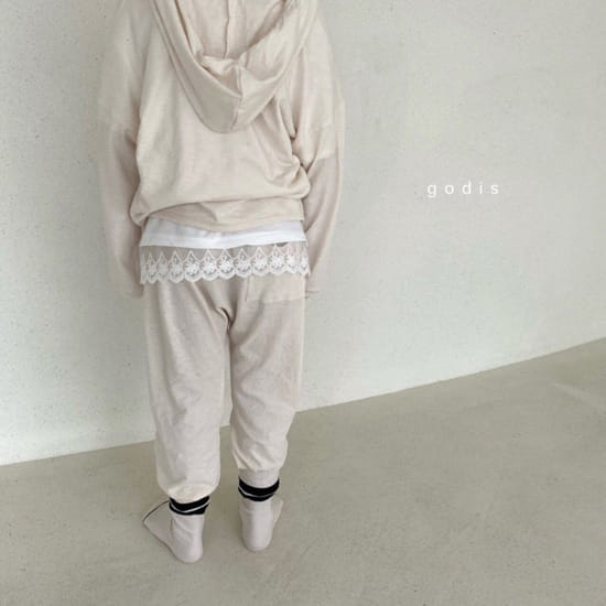 GODIS - Korean Children Fashion - #Kfashion4kids - Button Hoody Top Bottom Set - 8