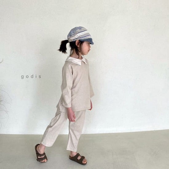 GODIS - Korean Children Fashion - #Kfashion4kids - Marlang Top Bottom Set - 2