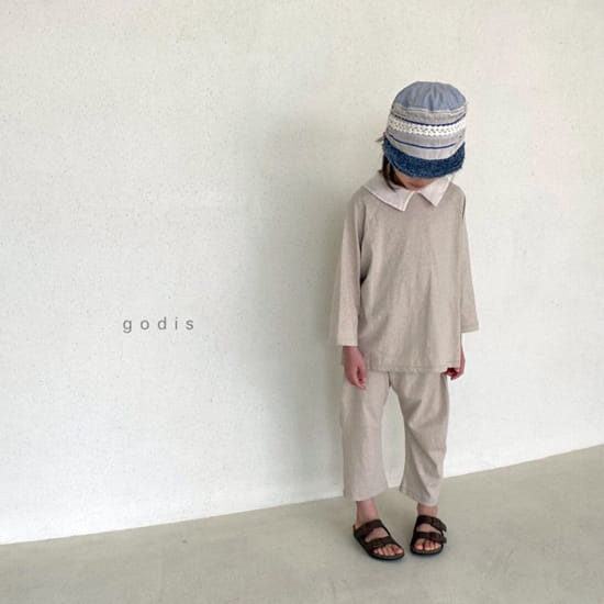 GODIS - Korean Children Fashion - #Kfashion4kids - Marlang Top Bottom Set - 5