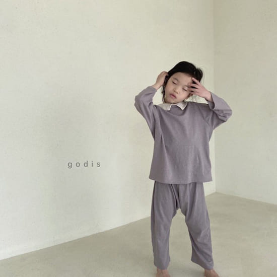 GODIS - Korean Children Fashion - #Kfashion4kids - Marlang Top Bottom Set - 8
