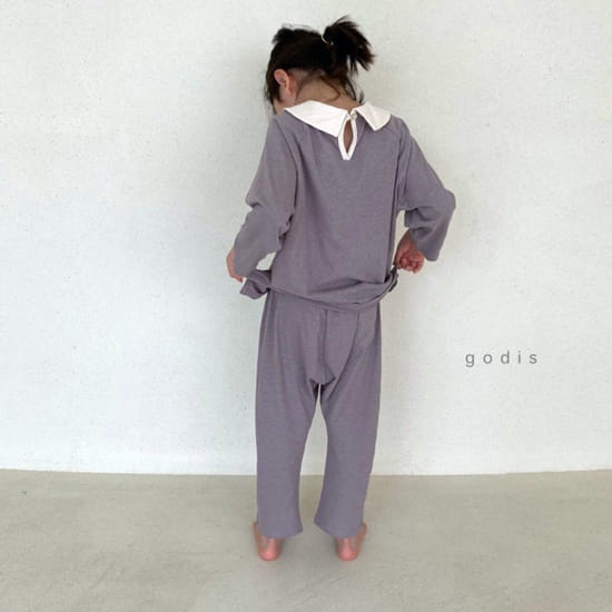 GODIS - Korean Children Fashion - #Kfashion4kids - Marlang Top Bottom Set - 9