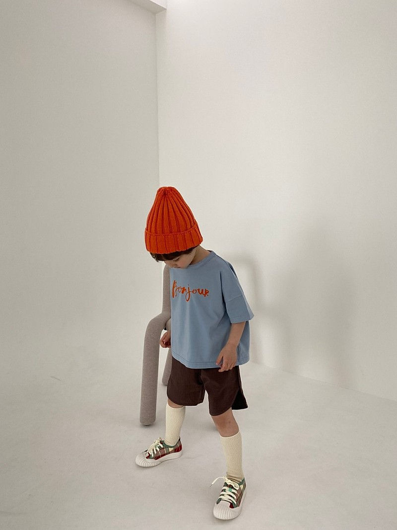 GREEN TOMATO - Korean Children Fashion - #Kfashion4kids - Bonjour Tee