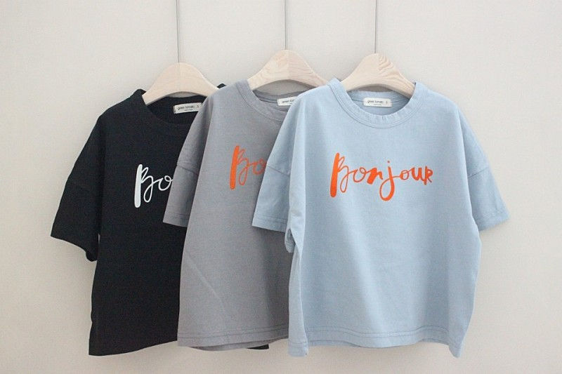 GREEN TOMATO - Korean Children Fashion - #Kfashion4kids - Bonjour Tee - 11