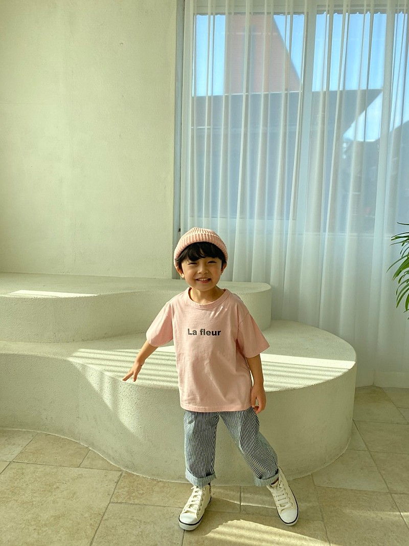 GREEN TOMATO - Korean Children Fashion - #Kfashion4kids - Flower Painting Tee - 7
